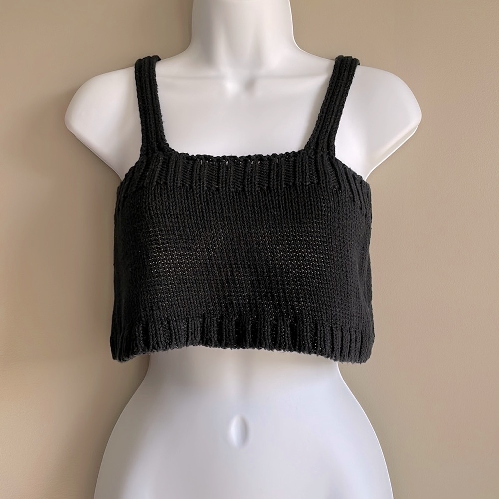 Vintage 90’s Sweater Cropped y2k Tank Top